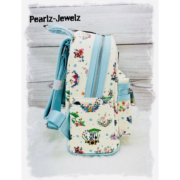 Loungefly Princess Companion Friends Floral Mini Backpack BoxLunch Exclusive NWT main image 5